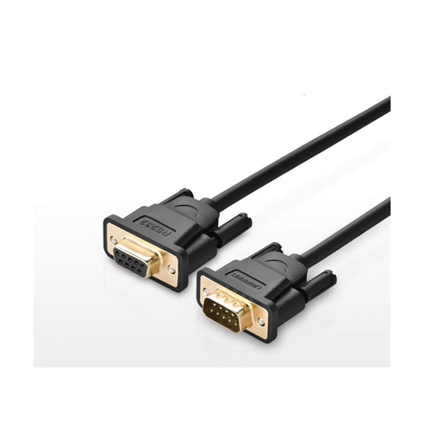 78199_cap_cong_com_rs232_9_chan_duong_sang_com_9_chan_am_9m_9f_dai_1_5m_ugreen_20145 Cáp cổng Com Rs232 9 chân dương sang Com 9 chân âm (9M/9F) dài 1,5m Ugreen 20145