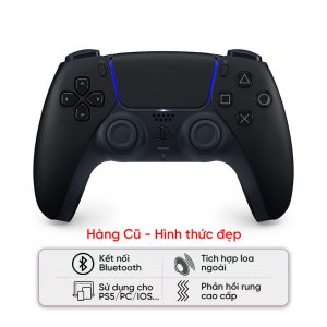 Tay cầm chơi Game Sony PS5 Dualsense Đen - Cũ Đẹp