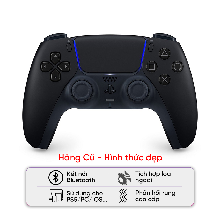 78319_tay_cam_choi_game_sony_ps5_dualsense_den_cu_dep_thong_so Tay cầm chơi Game Sony PS5 Dualsense Đen - Cũ Đẹp
