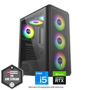 PC HACOM LIVE STREAM LS017 (i5-13400F/B760/16GB RAM/500GB SSD/RTX 4060 8GB/650W)