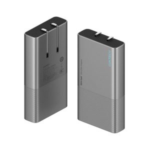 Củ sạc nhanh CUKTECH AC65B2 (Bản tặng kèm dây C to C) - PD 65W - 02 cổng Type C - Màu xám
