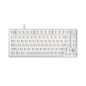 Bàn phím cơ DAREU EK75 Full white _Firefly switch
