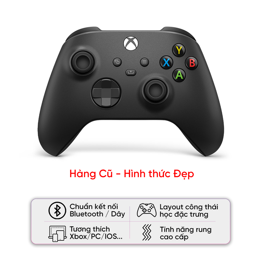 78883_tay_cam_choi_game_xbox_series_x_controller_carbon_black_cu_dep Tay cầm chơi game Xbox Series X Controller màu Đen - Cũ Đẹp (Hàng Tray-Nobox)
