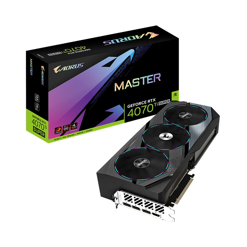 Card màn hình Gigabyte RTX 4070 Ti SUPER AORUS MASTER-16G