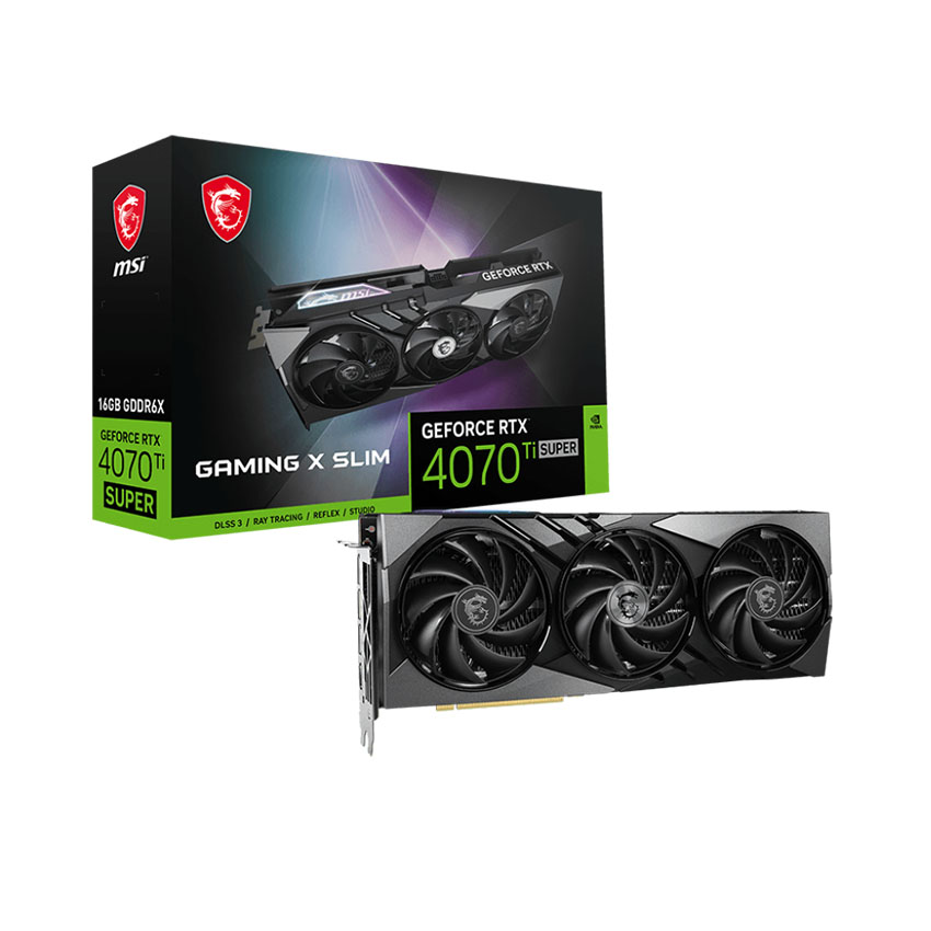 Card màn hình MSI RTX 4070 Ti SUPER 16G GAMING X SLIM