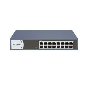 Switch 16 cổng HIKVISION DS-3E0116R-O (16 ports 10/100M RJ45, Vỏ kim loại)