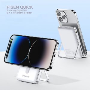 Pin Sạc dự phòng PISEN QUICK PowerMag Digital 30W