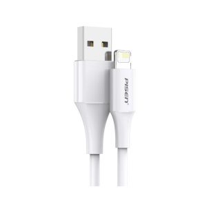 Cáp PISEN - Mr White Lightning USB-A 1m, trắng - Global