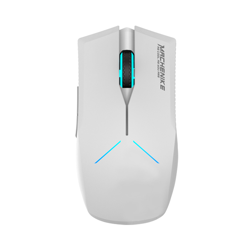 Chuột Gaming Machenike M720 Dual Mode - White (Có dây/2.4G Wireless)