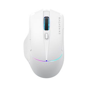 Chuột Gaming Machenike L8 Pro Dual mode White (Có dây/2.4G Wireless/Bluetooth 5.0)