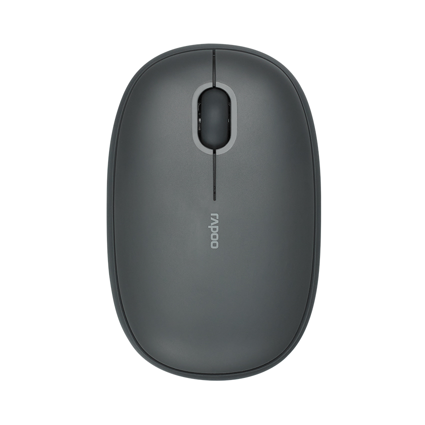 Chuột không dây Rapoo M650 Silent Đen Xám (Bluetooth + Wireless 2.4G)