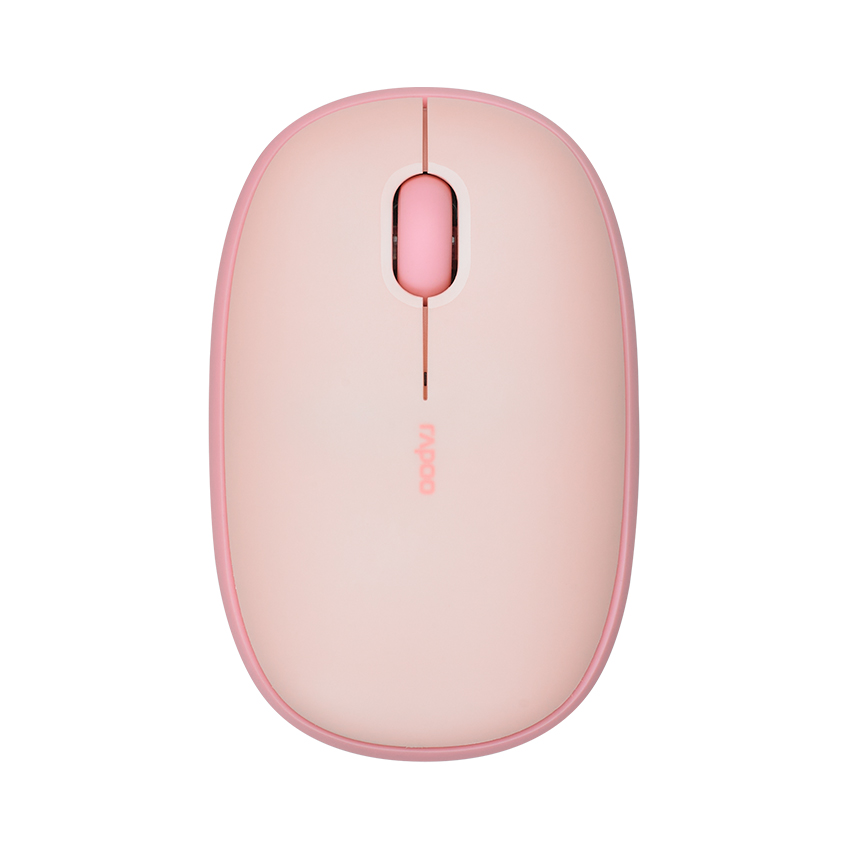 Chuột không dây Rapoo M650 Silent Hồng (Bluetooth + Wireless 2.4G)