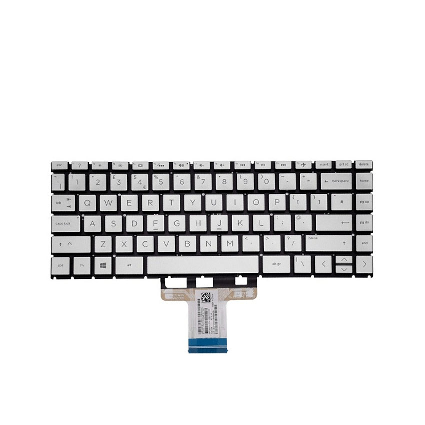 Bàn Phím Laptop HP 14-CE/14-DA Bạc Led