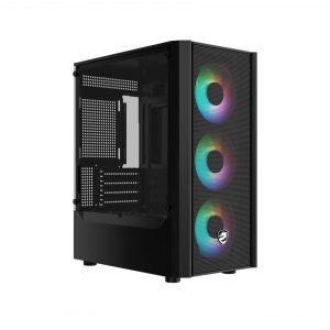 Vỏ Case VITRA CRUISE AX3  3FAN RGB BLACK (MATX/Màu Đen/Rad top 240)