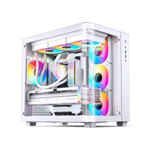 Vỏ case JONSBO TK-3 WHITE (ATX/Mid Tower/Màu Trắng/Kính Cong)