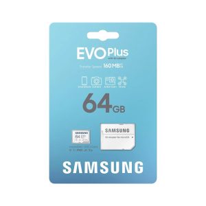 Thẻ nhớ MicroSD Samsung EVO PLUS 64GB Class10, U1, V10, A1- Kèm Adapter (160 MB/s)