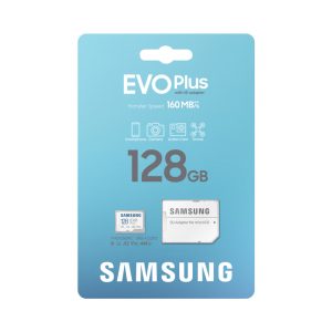 Thẻ nhớ MicroSD Samsung EVO PLUS 128GB Class10, U3, V30, A2 - Kèm Adapter (160 MB/s)
