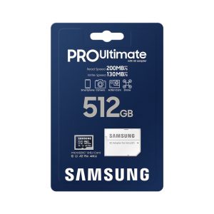 Thẻ nhớ MicroSD Samsung PRO Ultimate - 512GB Class3, U3, V30, A2