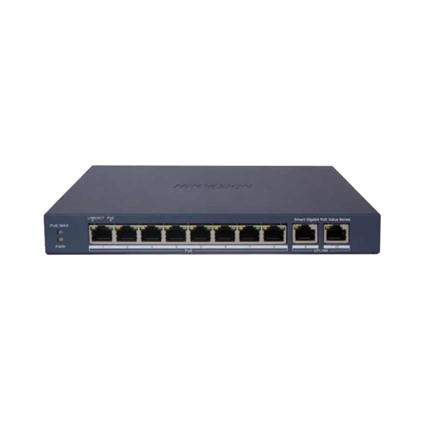 Switch PoE 8-Port Gigabit Smart HIKVISION DS-3E1510P-EI/M