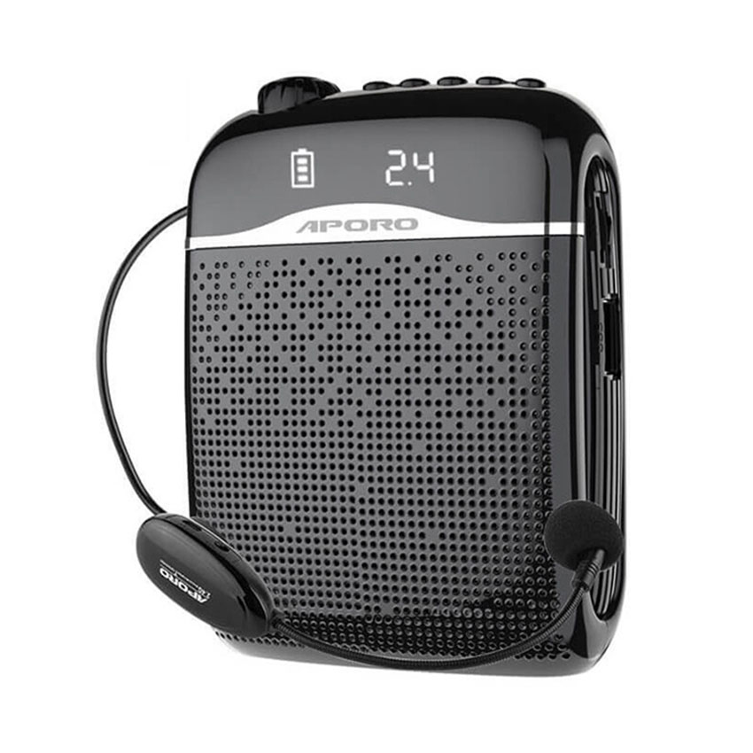 82967_may_tro_giang_khong_day_aporo_t21_2_4g_den Máy trợ giảng không dây Aporo T21 2.4G (Đen)