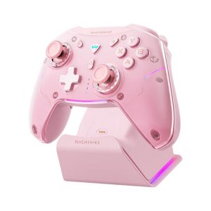 Tay cầm chơi game không dây Machenike Three-Mode G5 Pro Max Màu Hồng