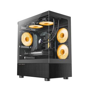 Vỏ case KENOO ESPORT MK200 - Đen (mATX/Mid Tower)