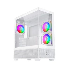 Vỏ case XIGMATEK ALPHARD ARTIC 3GF - EN43286 (eATX/Mid Tower/Màu Trắng/3 fan vô cực)