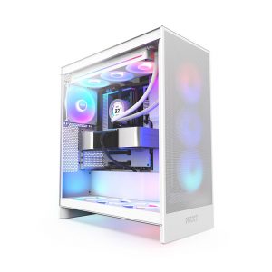Vỏ máy tính NZXT H7 2024 FLOW RGB WHITE (ATX/Mid Tower/3 fan ARGB)
