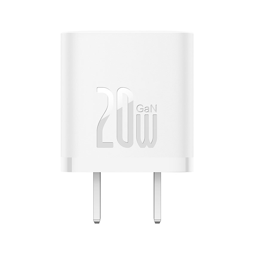 Củ Sạc Baseus GaN5 Fast Charger 1C 20W CN (Mini) White