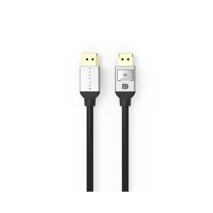 Cáp air Displayport 1.4 Feeltek CADP180M141F vỏ kim loại hỗ trợ 8k@60hz + 4k@120hz - dài 1.8m