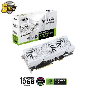 Card màn hình Asus TUF RTX 4070 Ti SUPER-16G-BTF WHITE