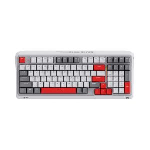 Bàn phím cơ Rapoo V750Pro - 98 White Grey Red (Dây USB/Optical Red switch/Led RGB)