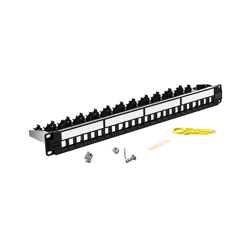 84361_patch_panel_ampcom_24_port_rackmount_cat5_6_7_am19024__2_ Patch Panel AMPCOM 24 Port Rackmount Cat5/6/7 AM19024