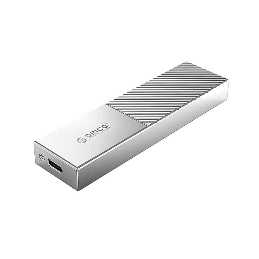 84406_hop_o_cung_m206c3_g2_gy_mau_bac__1_ Hộp ổ cứng SSD ORICO M.2 NVME TypeC   M206C3-G2-GY  Tốc độ 10Gbps Màu Bạc