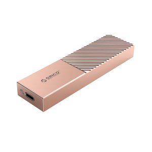 Hộp ổ cứng SSD ORICO M.2 NVME TypeC  M206C3-G2-GY  Tốc độ 10Gbps Màu Vàng đồng
