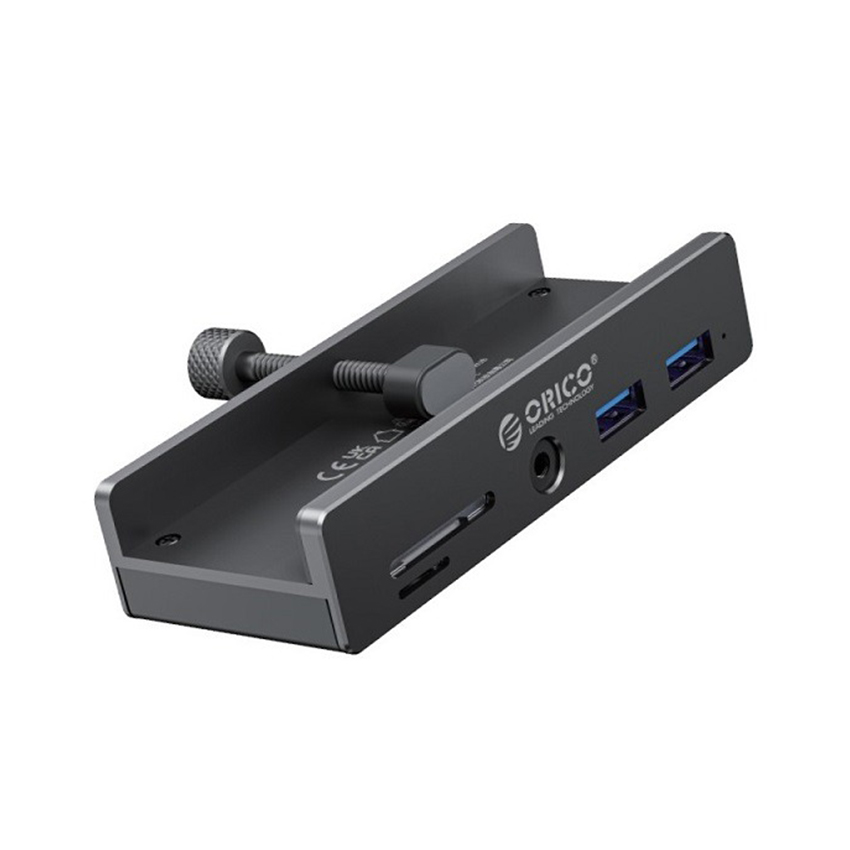84411_bo_chia_type_c_ra_6_cong_usb_3_0_dau_doc_the_nho_orico_mh5pmm_10_bk_bp_mau_den Bộ chia Type C ra 6 cổng USB 3.0 + Đầu đọc thẻ nhớ Orico MH5PMM-10-BK-BP Màu Đen