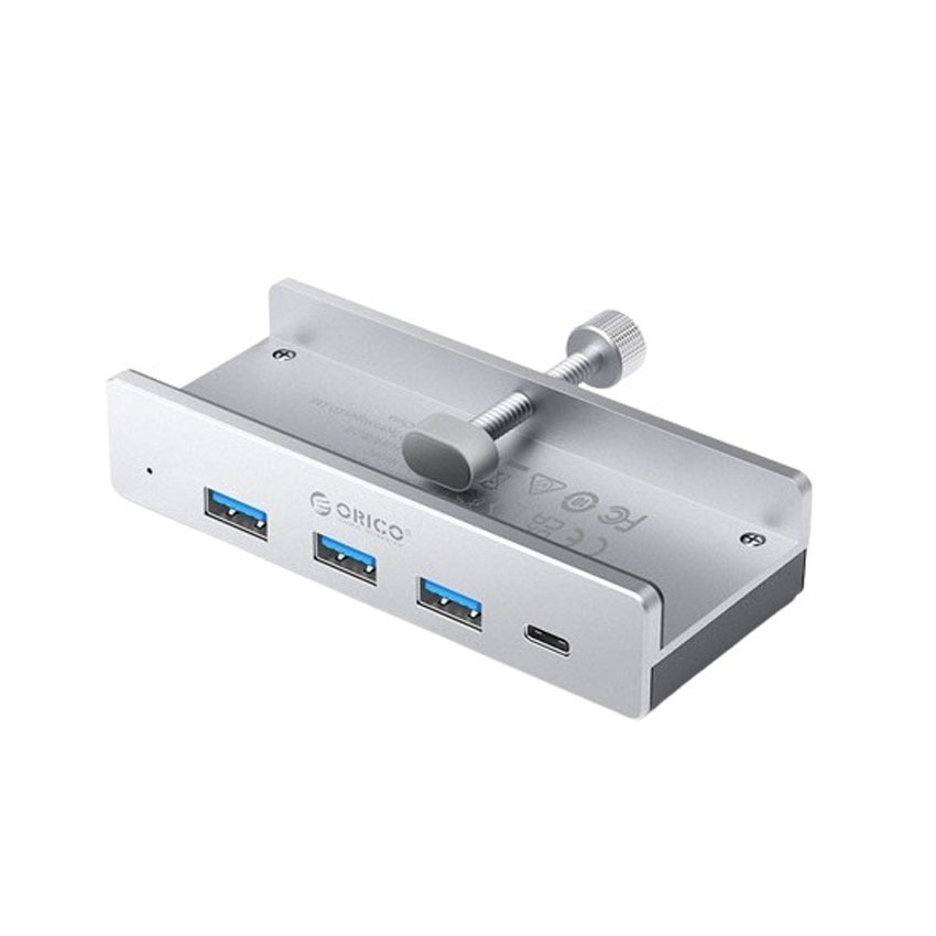 Bộ chia Type C ra 5 cổng USB 3.0 Orico MH4PC-10-SV-BP Màu Bạc