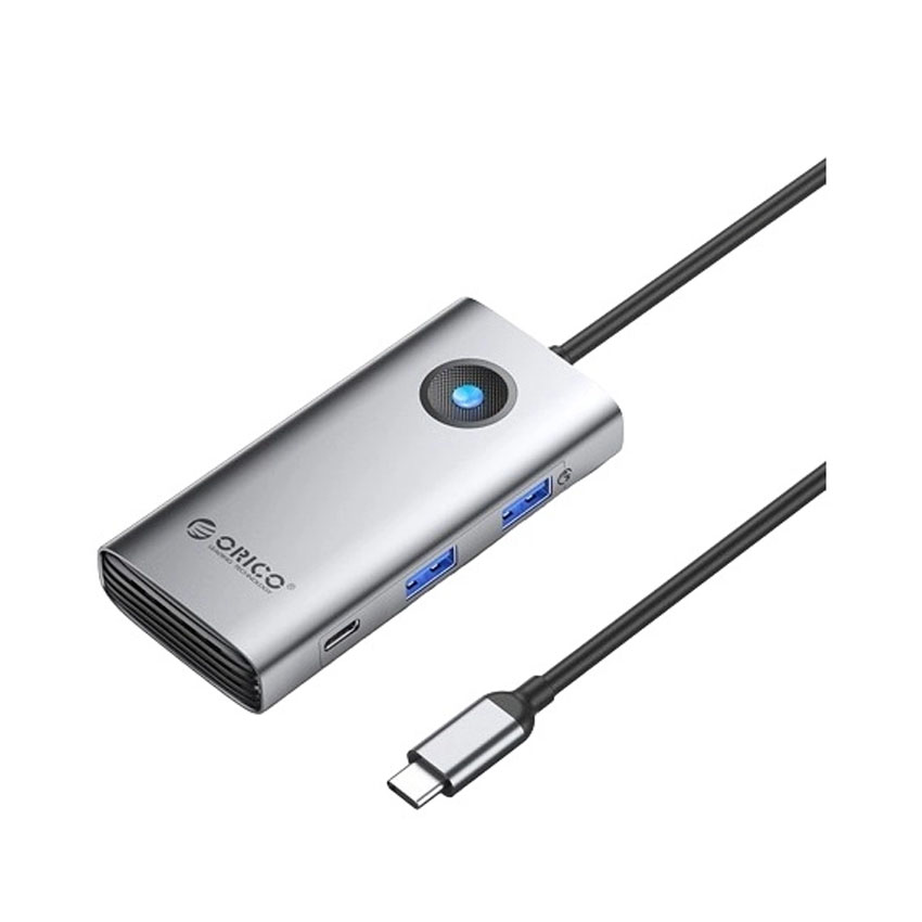 84415_hub_da_nang_6_trong_1_cong_typec_orico_pw11_6pcr_gy Hub đa năng 6 trong 1 cổng TypeC Orico PW11-6PCR-GY