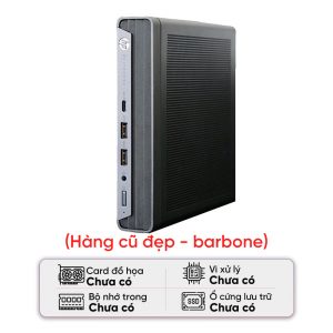 HP EliteDesk 800 G6 Mini Barbone (Bluetooth + Wifi ) - Cũ đẹp ( Full box, kèm sạc)