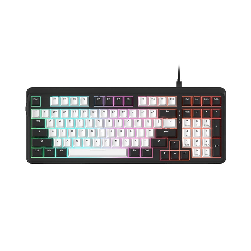 Bàn phím cơ DareU EK98 White Black DareU Dream switch