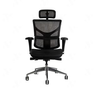 Ghế công thái học VCHAIR COMMANDER - Đen (Khung đen, lưới đen)