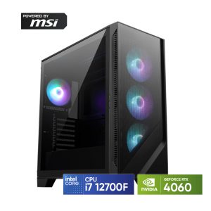 HACOM APOLLO i21  (i7 12700F/B760/32G RAM/RTX 4060/650W) ( POWER BY MSI )