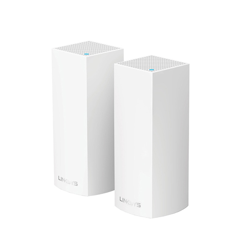Bộ phát wifi Linksys Velop WHW0302 2-Pack TRI-BAND (Chuẩn AC/AC2200Mbps/Wifi Mesh/55 User) - Cũ đẹp (Full box)