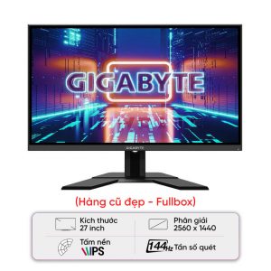 Màn hình Gaming Gigabyte G27Q (27inch/QHD/IPS/144hz/1ms/Loa) - Cũ đẹp (Full box)