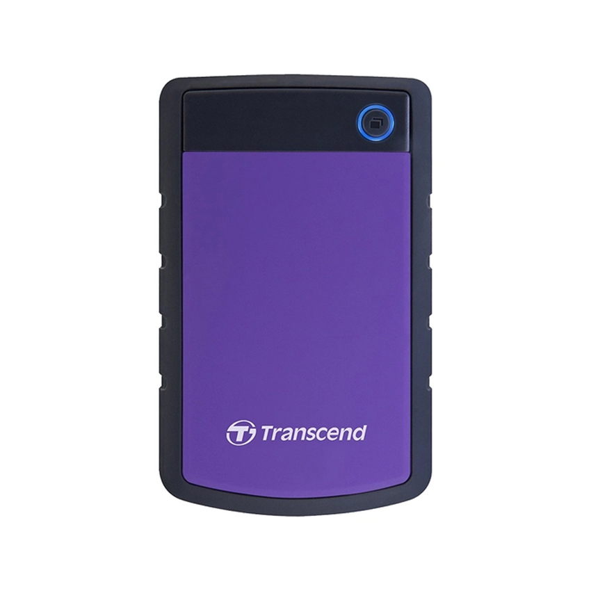 Ổ cứng di động Transcend 2TB 2.5inch StoreJet 25H3P Màu Tím, Chống Sốc (TS2TSJ25H3P)