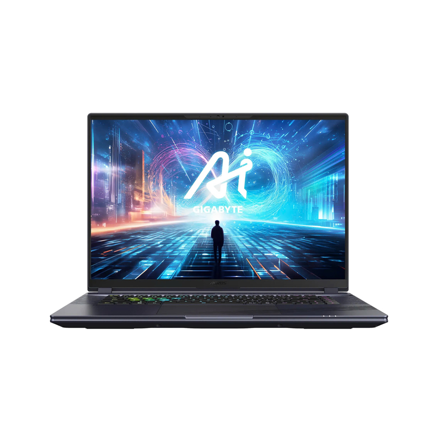 Laptop Gigabyte Gaming AORUS 16X (ASG-53VNC54SH) (i7-14650HX/2*8GB RAM/1TB SSD/RTX4070 8G/16 inch QHD+ 165Hz/Win 11/Xám) (2024)