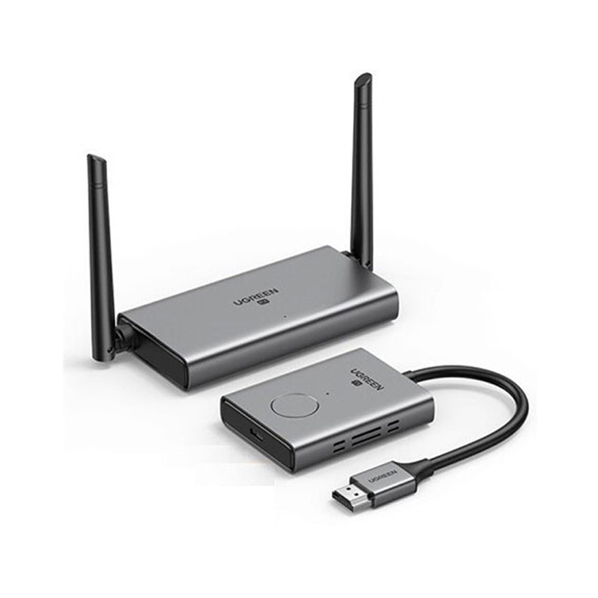 Bộ phát nhận tín hiệu HDMI+VGA không dây 50m 1080p@60hz sóng 5Ghz Ugreen 50633A