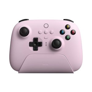 Tay cầm chơi game 8BitDo Ultimate 2.4G Controller Kèm Dock Sạc Màu Hồng (Hall Effect joysticks)