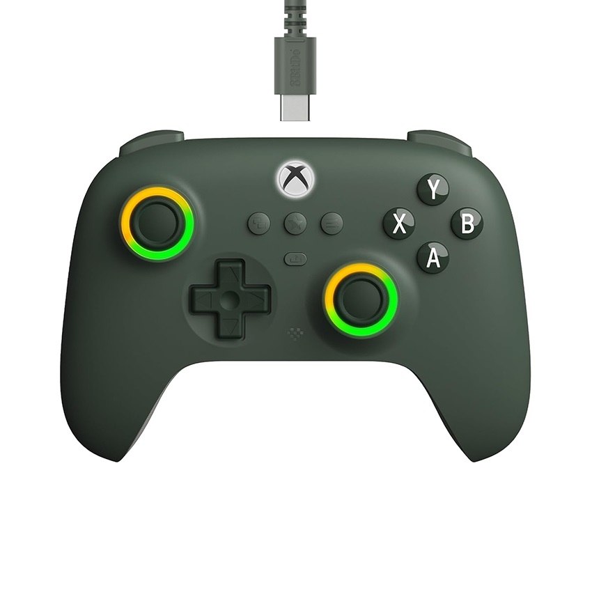 Tay cầm chơi game 8BitDo Ultimate C Wired Controller cho Xbox Màu Dark Green