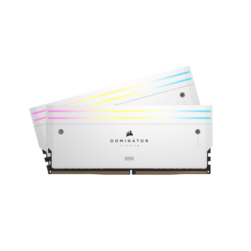 Ram Desktop Corsair DOMINATOR TITANIUM RGB White (CMP32GX5M2X6600C32W) 32GB (2x16GB) DDR5 6600MHz